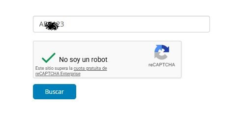 Completa el código de seguridad si el sistema lo solicita